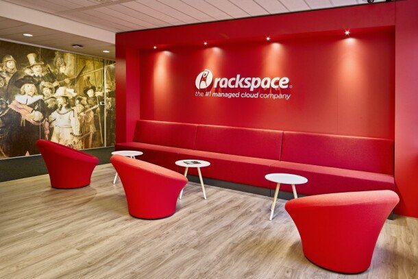 Inrichting kantoor Rackspace in Amsterdam
