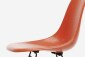 vitra eames fiberglass chair red orange