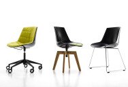 Mdf Italia Flow Chair stoelen diverse onderstellen