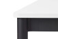 Muuto base high table white abs black detail