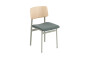 Muuto Loft chair dusty green oak stoel
