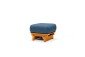 Red Stitch float footstool blauw oranje