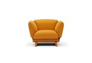 Red Stitch float fauteuil oranje