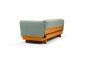 Red Stitch float sofa groen oranje3