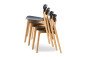 Planq Ubu Chair Oak Denim stapelbare stoelen