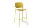 De Vorm Hale Bar Stool upholstery PS01 yellow