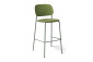 De Vorm Hale Bar Stool upholstery PS01 green