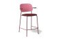 De Vorm Hale Counter Stool Armrests upholstery PS01 pink