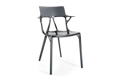 Kartell AI Chair zwart glanzend