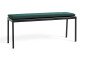 HAY Balcony Bench L119 5 anthracite cushion green
